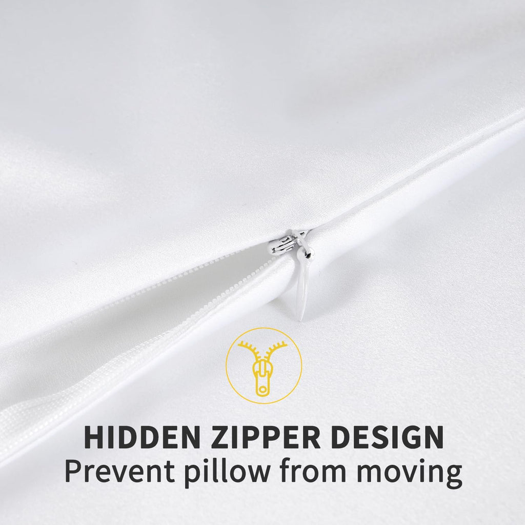 Zimasilk 100% Pure Mulberry Silk Pillowcase for Hair and Skin everyday comfort, Soft and Smooth, Both Sides Grade 6A Silk,600 Thread…