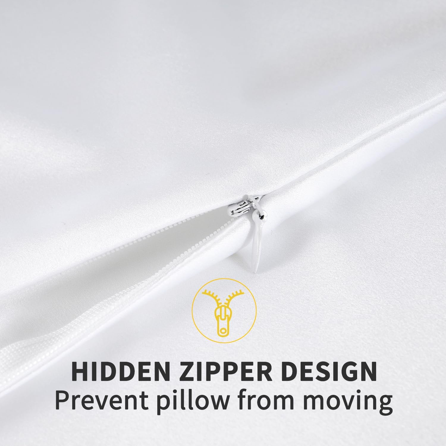 Zimasilk 100% Pure Mulberry Silk Pillowcase for Hair and Skin everyday comfort, Soft and Smooth, Both Sides Grade 6A Silk,600 Thread…