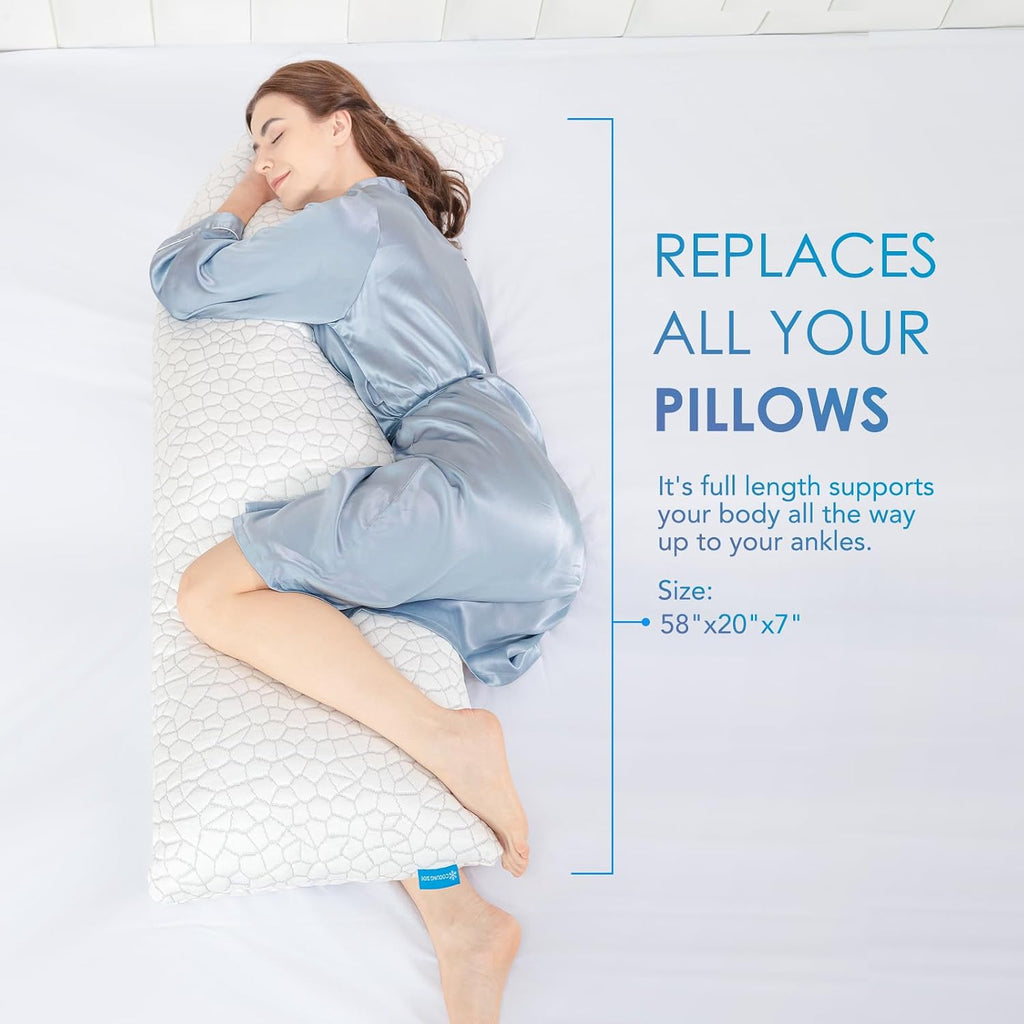 Supamodern SUPA MODERN Cooling Bed Pillows for Sleeping 1 Pack Shredded Memory Foam Pillows Adjustable Cool Pillow for Side Back Stomach Sl…