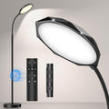 Pacovy Floor Lamp, 18W Bright LED Floor Lamps for Living Room with Diamond-Surface, Stepless Adjustable Colors & Dimmer Standing Lamp with…