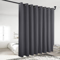 NICETOWN Bedroom Blackout Curtain Panel - (120 inches by 84 inch, Grey, 1 PC) Energy Saving Thermal Insulated Grommet Blackout Drapery…