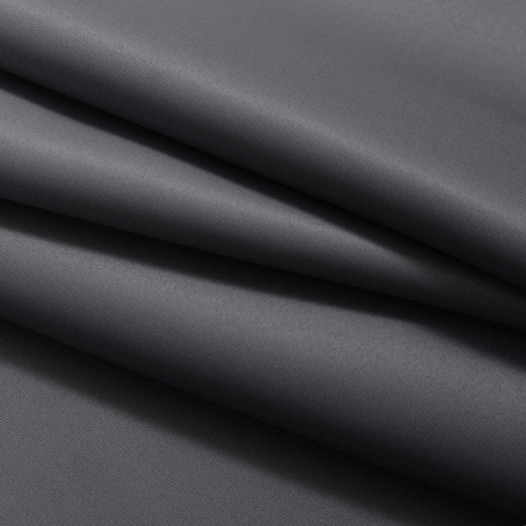 Yakamok Light Blocking Ombre Curtains, Greyish White and Black Gradient Color Curtains, Room Darkening Grommet Window Drapes for Bedroom(Bl…