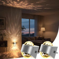 Briignite Night Light, Sliver Night Lights Plug into Wall 2 Pack, LED Projector Night Light, Soft White for Bedroom, Dimmable Brightness…