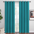Nicetown Room Darkening Curtains 86 inch Length 2 Panels, Thermal Insulated Grommet Blackout Curtains for Modern Casual Elegant Bedroom Kid…