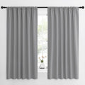 NICETOWN Short Curtains for Wide Window - Thermal Insulated Rod Pocket Blackout Drapes/Draperies for Dining Room (2 Panels, W62 x L63…