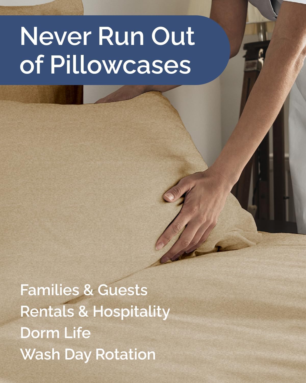 Standard Pillow Cases Set of 6 - Ultra Soft Hotel Quality Pillowcase Covers - Comfy & Wrinkle Free - Shrink & Fade Resistant - Machine…
