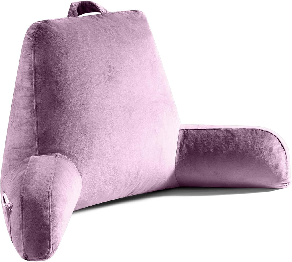 OAISZ Reading Pillow for Sitting in Bed Adult, Reading Pillow with Shredded Memory Foam, Bed Pillow with Washable Cover, Back Pillow…