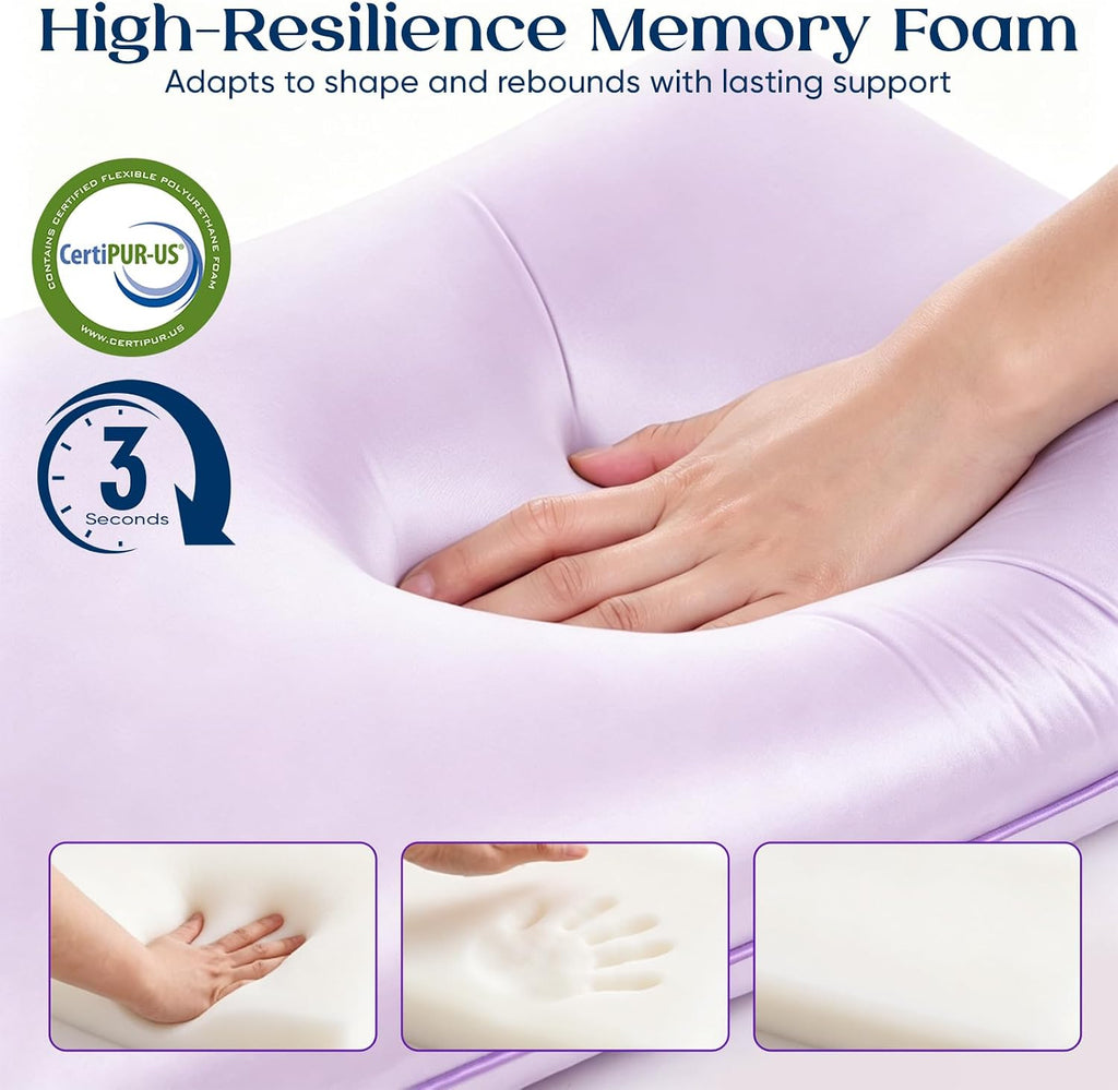 Royal Choice Cooling Gel Pillow for Hot Sleepers, Cold Memory Foam Pillows for Sleeping, Supportive Bed Pillow for Side Back&Stomach…