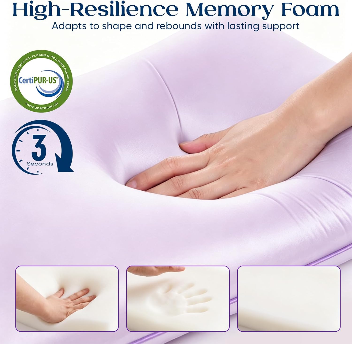 Royal Choice Cooling Gel Pillow for Hot Sleepers, Cold Memory Foam Pillows for Sleeping, Supportive Bed Pillow for Side Back&Stomach…