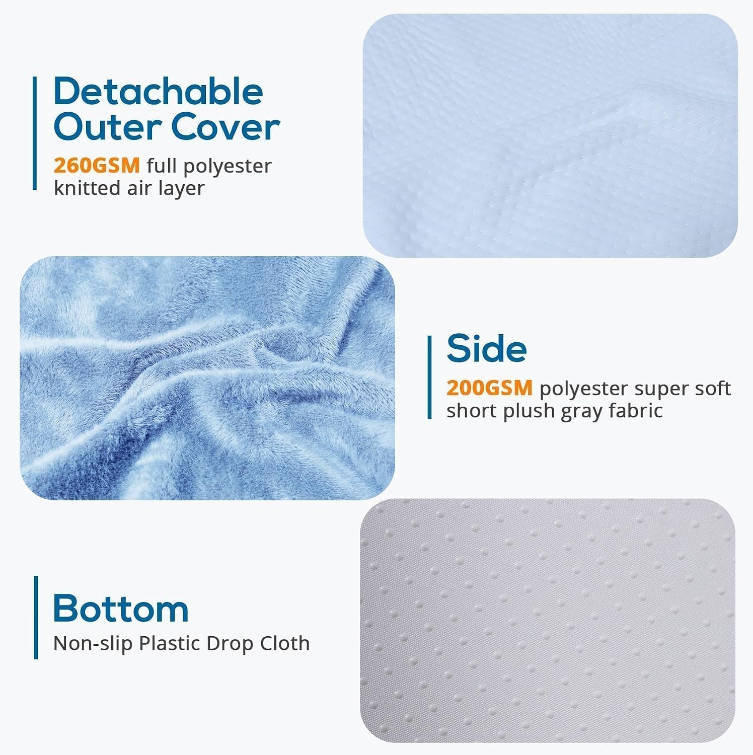Sasttie Wedge Pillow, 12 Inch Memory Foam Bed Wedge Pillow for Sleeping, Acid Reflux, Back Pain, Post Surgery, and Snoring, Designed with W…