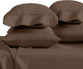 BareHome Bare Home Microfiber King Size Pillowcases - 4 Pack, Cocoa, 20x40 4 Pack