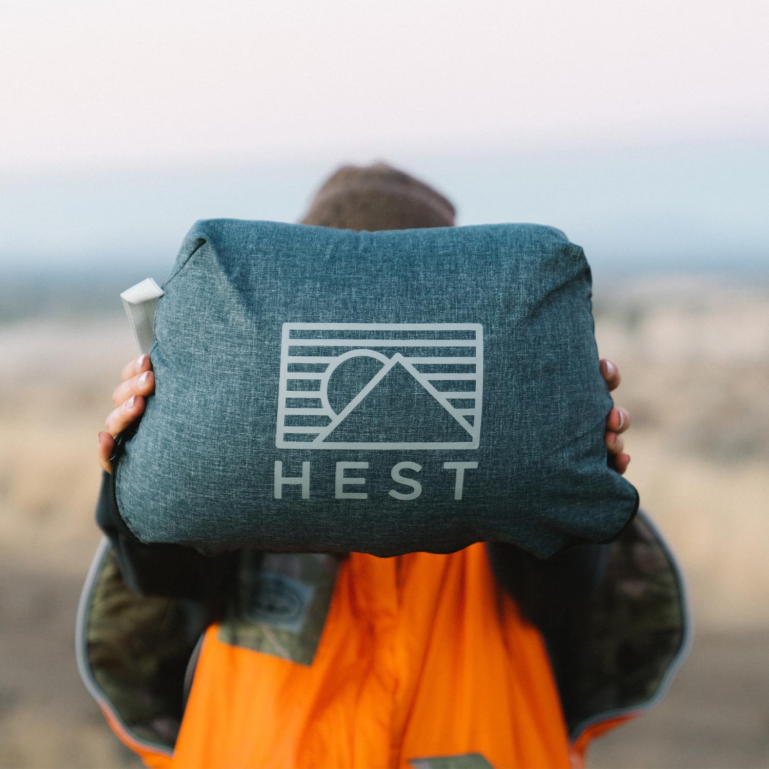HEST Camp Pillow (Large) - Temperature Resilient Memory Foam - Essential for Camping, Backpacking, and Outdoor Adventures - Compact…