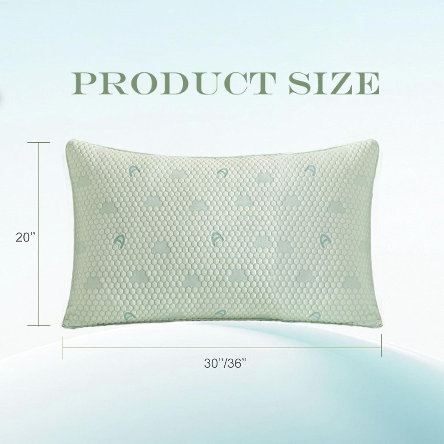 Accuratex Cooling Memory Foam Pillows for Sleeping King Size Set of 2, Adjustable Fluffy Pillows with Removable Cover, Cool Bed Pillow for…