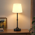 Kakanuo Rechargeable Cordless Table Lamp Black - 1 Pack 4000mAh Battery Operated Lamp, 3000K Warm Light, Touch Control Stepless Dimming…