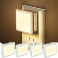 JandCase Night Light, 4 Pack Night Lights Plug into Wall with Auto Light Sensor, 3000K Warm White Nightlight Plug in, LED Night Lights…