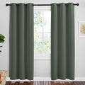 NICETOWN Blackout Curtain Panels, Dark Mallard, 1 Pair, 42 by 78-Inch, Home Decoration Thermal Insulated Solid Grommet Blackout Drape for…