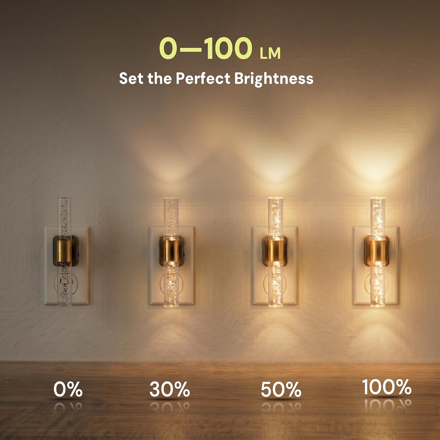 L LOHAS LED Night Light Rotating,[2 Pack] Night Lights Plug into Wall, Auto Light Sensor Nightlight Dimmable 100LM, 3000K Soft Light, LED…