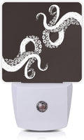 Octopus Night Light Plug-in LED Nightlights Auto Sensor Night Lamp Dusk-to-Dawn Lamp Home Decor for Nursery Children Girls Boys