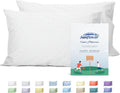 Sunflower King Pillowcases Set of 2, 100% Cotton King Size Pillow Cases 2, 20×40 inches Powder Dots, Soft and Breathable