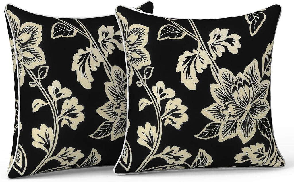 LVTXIII Outdoor Throw Pillow Covers Set of 2, Patio Waterproof Pillow Cases Fade Resistant Accent Pillow Covers for Home and Garden…