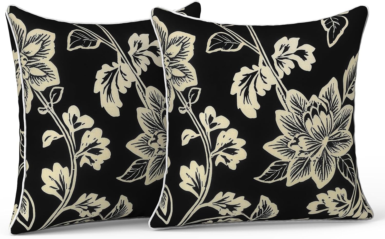LVTXIII Outdoor Throw Pillow Covers Set of 2, Patio Waterproof Pillow Cases Fade Resistant Accent Pillow Covers for Home and Garden…