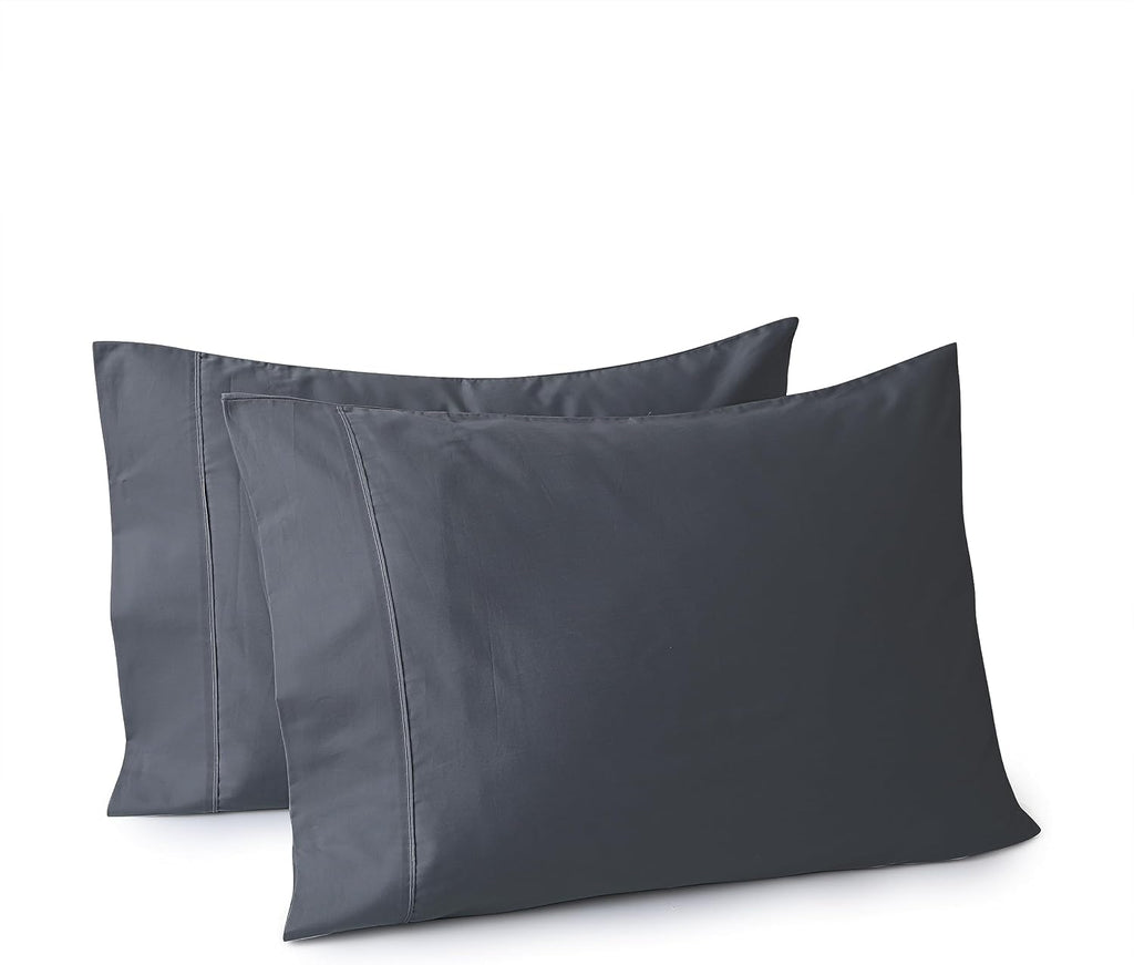ShunjieHome 100% Egyptian Cotton Pillow Cases Set of 2, Standard Size 400 Thread Count Cooling Pillowcases, Soft and Breathable Pillow Cove…