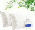 Stnomyhome Eucalyptus Tencel Cooling Pillowcase 2 Pack King Snow White | Moisture Wicking for Night Sweats | 3X Faster Drying | Oeko-TEX Ce…