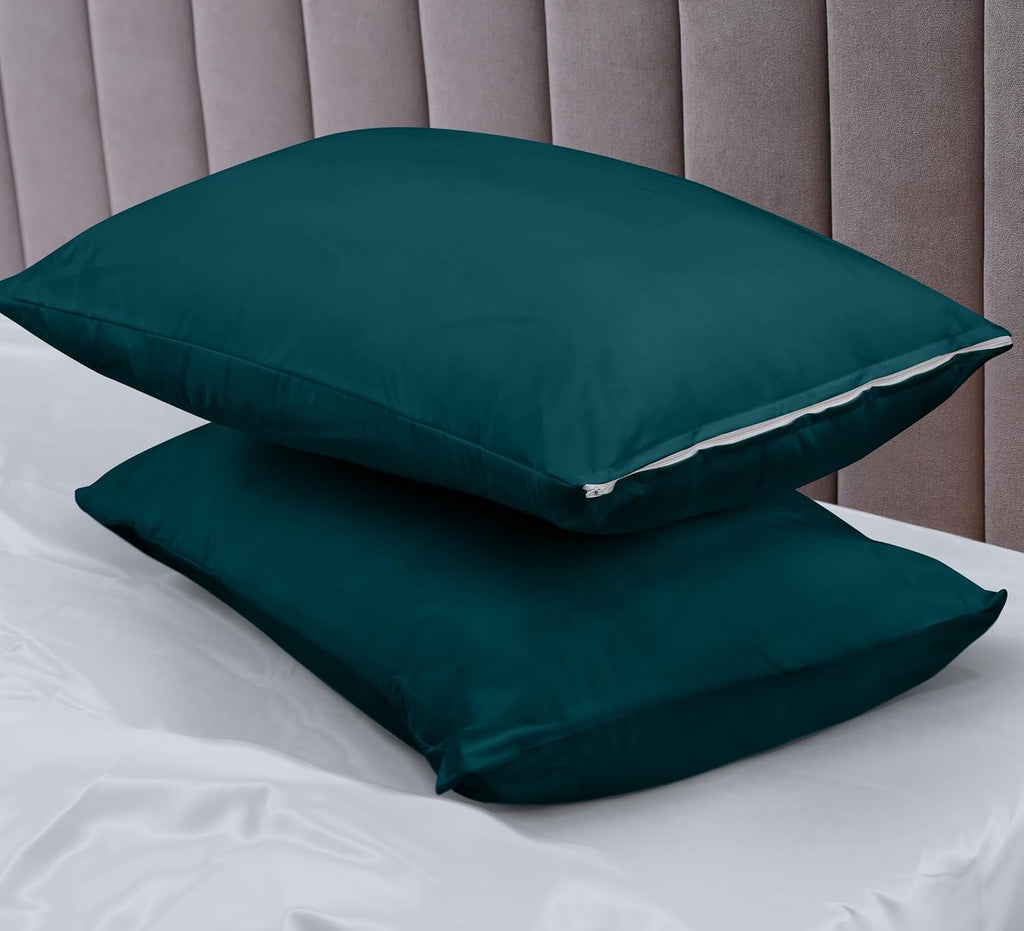Utopiabedding Utopia Bedding 100% Waterproof Pillow Protectors with Zipper Standard Size (Set of 2), Bed Bug and Dust Mite Proof Zippered P…