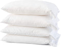 Micropuff Queen Size Pillow Cases, Open End - 4 Pack - Soft and Breathable Hypoallergenic Pillow Cover. Pillowcase Protects Against…