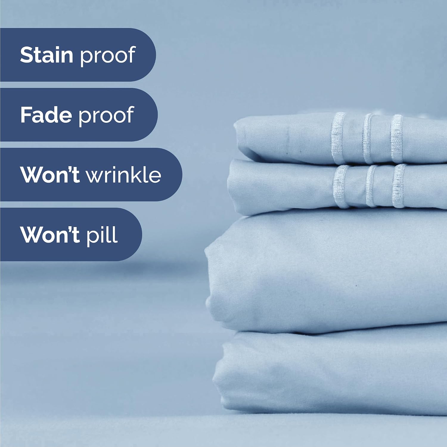 Cal King Size 4 Piece Sheet Set - Comfy Breathable & Cooling Sheets - Hotel Luxury Bed Sheets for Women & Men - Deep Pockets, Easy-Fit…