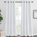 Nicetown Room Darkening Curtain Panels - Home Fashion Ring Top Thermal Insulated Room Darkening Curtains for Bedroom/Nursery (2 Panels, 55…