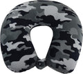 WorldsBest Wolf Essentials Adult Cozy Soft Microfiber Neck Pillow for Travel – Compact, Machine Washable - Perfect for Airplane, Car, or Ho…