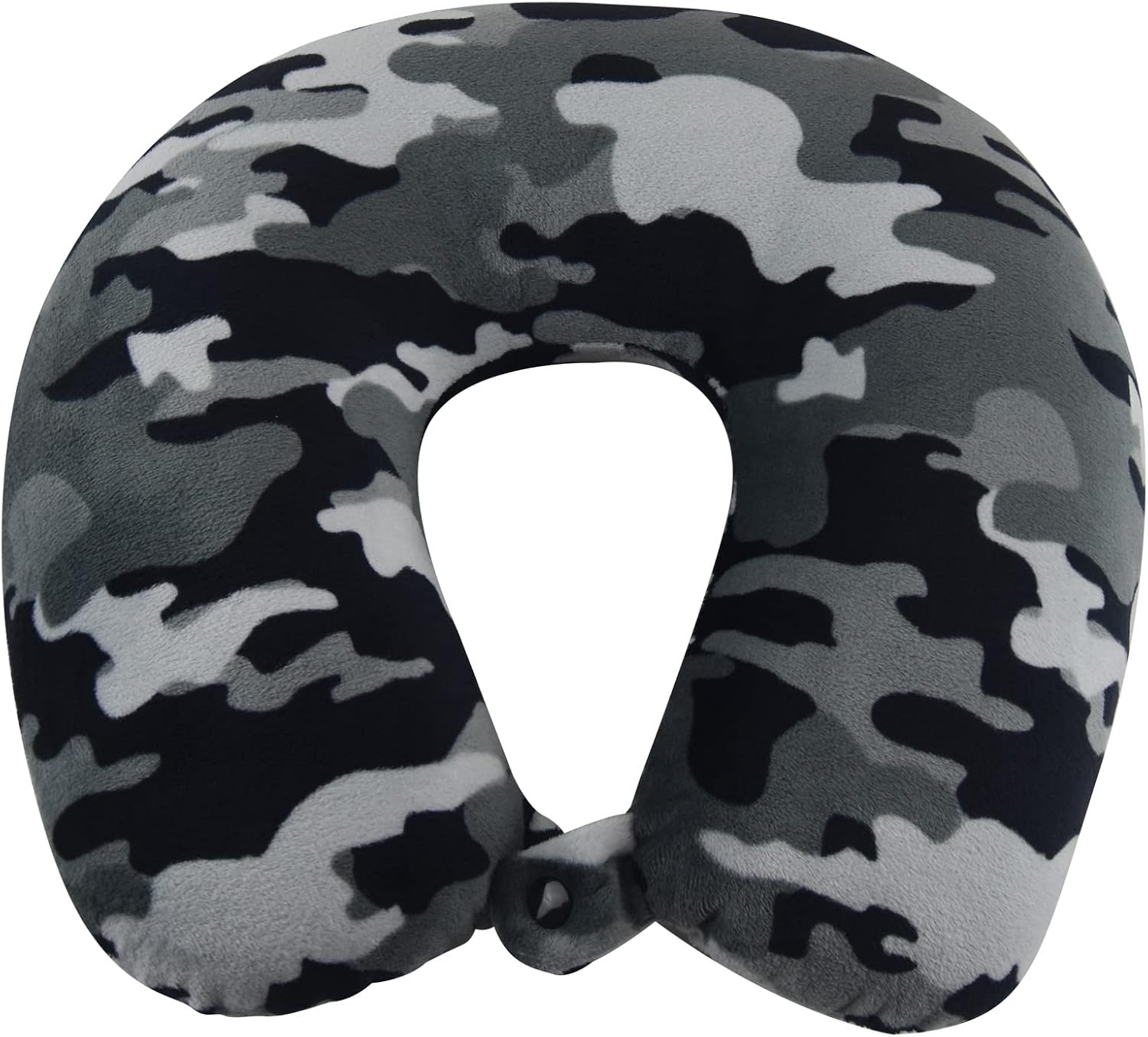 WorldsBest Wolf Essentials Adult Cozy Soft Microfiber Neck Pillow for Travel – Compact, Machine Washable - Perfect for Airplane, Car, or Ho…