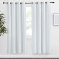 NICETOWN Room Darkening Window Curtain Panel, 55x78 inches, 1 Pack, Cloud Grey Color, Solid Thermal Insulated Blind Privacy Drape for…