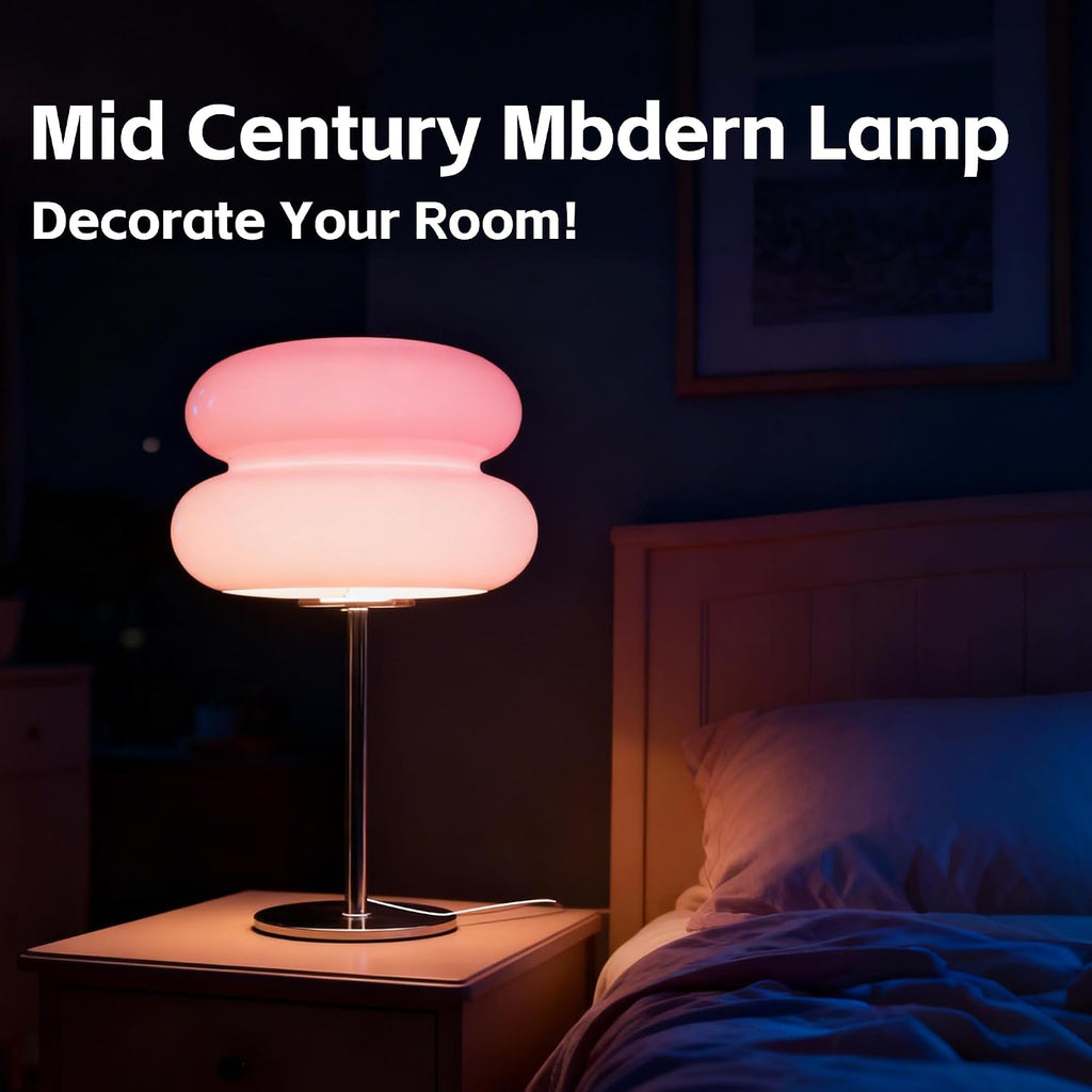 Bedroom Mushroom lamp, Medieval Modern Bedside Table lamp, dimmable Retro Egg Tart Headlight, Unique Home Mushroom Decoration Aesthetic…