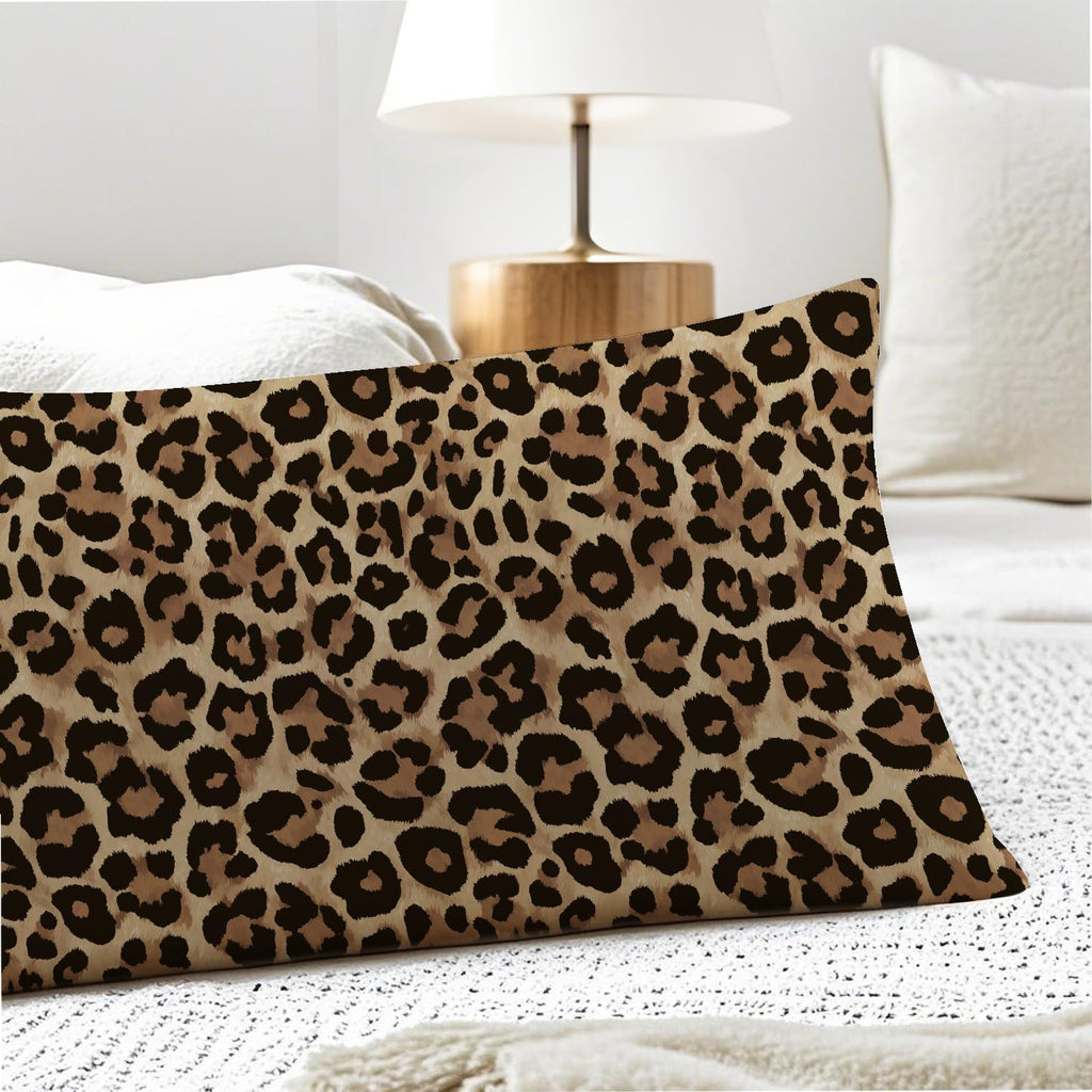 Leopard Print 20x54 Body Pillow Cover, Cheetah Print Room Decor, Trendy Wild Animal Print Decorative Long Body Pillow Cases for Girls…