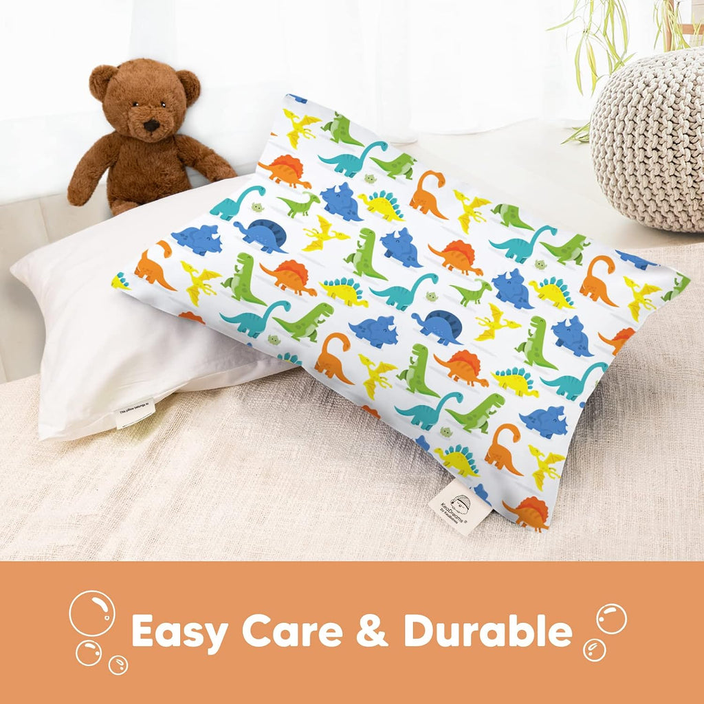 KeaBabies Toddler Pillowcase 13"x18" - Organic Cotton Toddler Pillowcase for Kids, Boys, Girls, Soft & Durable Cotton Cover for Miniature…