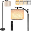 ROTTOGOON Floor Lamp for Living Room, 4 Color Temperature LED Floor Lamp with Remote Control & Foot Switch, LED Bulb Included, Modern…