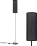 Fridekohome FRIDEKO HOME Black Shade Floor Lamp with, Simple Design with Foot Pedal Switch, Small Tall Lamps for Living Room Bedroom Office…
