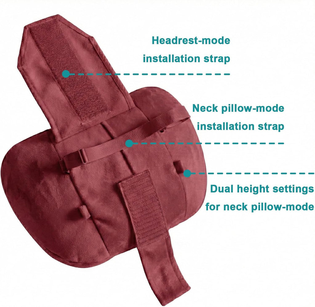 WELBRIT 2PCS Car Pillow for Car Neck Pillow for Driving Seat Neck Support Soft Cushion Back Support Head-Rests for Vehicle Sleeping…