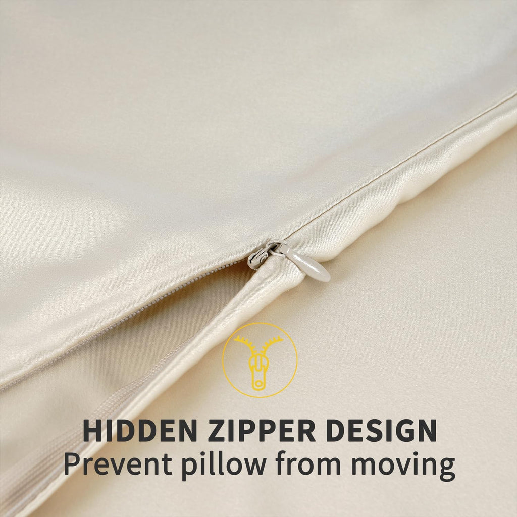 Zimasilk 100% Pure Mulberry Silk Pillowcase for Hair and Skin everyday comfort, Soft and Smooth, Both Sides Grade 6A Silk,600 Thread…