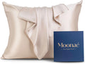 Mulberry Silk Pillowcase – Pure Silk Pillow Cover for Healthier Hair & Smoother Skin – Soft, Breathable and Temperature-Regulating…