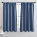 Rybhome RYB HOME Short Kitchen Curtains, Room Darkening Drapes Thermal Insulated Small Window Coverings Full Privacy Protection for Bedroom…