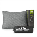 Camping Pillow Travel Pillow Small Shredded Memory Foam Pillow - Compressible Medium Firm, Breathable Cover, Ideal Backpacking Hiking…