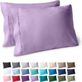 BareHome Bare Home Microfiber Pillow Cases - Standard/Queen Size Set of 2 - Cooling Pillowcases - Double Brushed - Lavender Pillowcases 2 P…