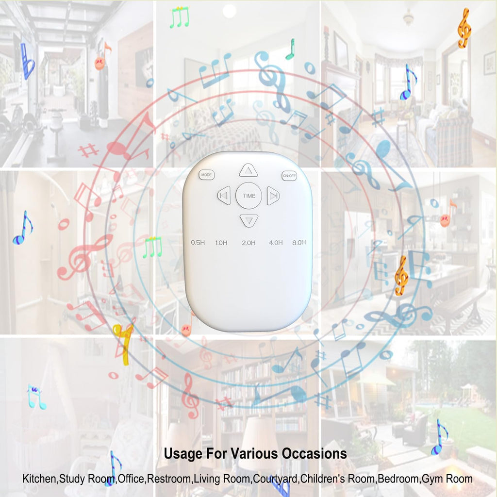 White Noise Sound Machine, Wireless Sound Machine with 36 Relaxing Sounds Including Nature Sounds and White Noise, Small Speaker for…