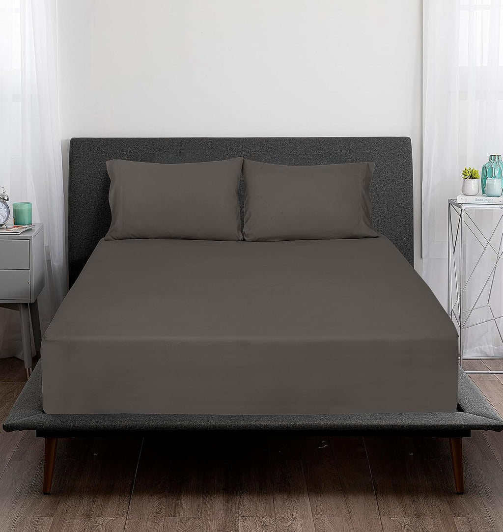 Royalelinens ROYALE LINENS 300 Thread Count 100% Long Staple Combed Cotton Sheet Set - 4 Piece Full Bed Sheets - 1 Fitted, 1 Flat, 2 Pillow…