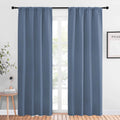 NICETOWN Blackout Curtains for Living Curtains, Window Treatment Curtains & Drapes 84 inches Long, Thermal Insulated Privacy Draperies…