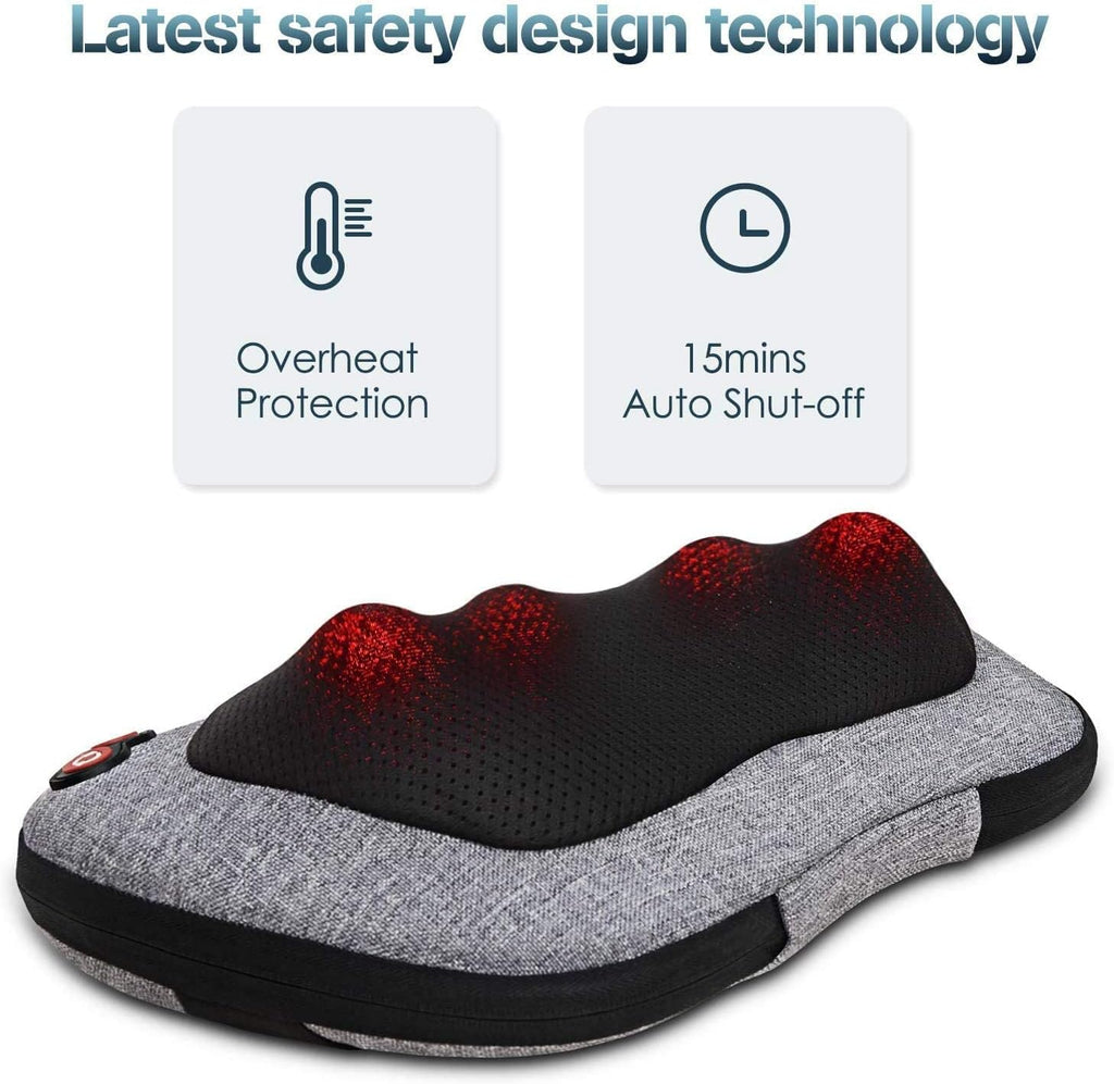 Viktorjurgen VIKTOR JURGEN Shiatsu Back Massager with Heat – Deep Tissue Massage for Neck, Shoulder, Leg, Upper & Lower Back, Electric Kne…