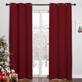 NICETOWN Home Decorations Thermal Insulated Solid Grommet Top Blackout Living Room Curtains/Drapes for Christmas & Thanksgiving Gift (1…